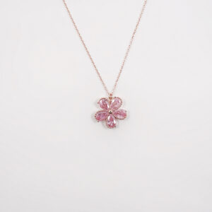 Pink Rose Necklace
