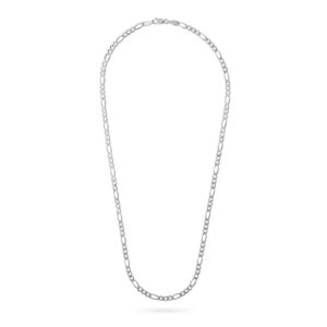Figaro Chain Necklace 925 Sterling Silver