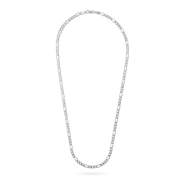 Figaro Chain Necklace 925 Sterling Silver