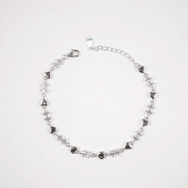 Aurora Hearts Chain Bracelet