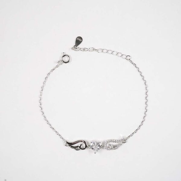 Aurora Wings Heart Bracelet