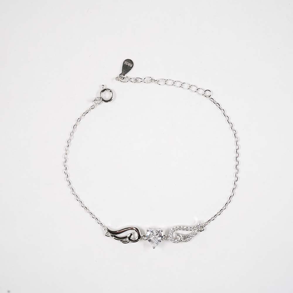 Aurora Wings Heart Bracelet