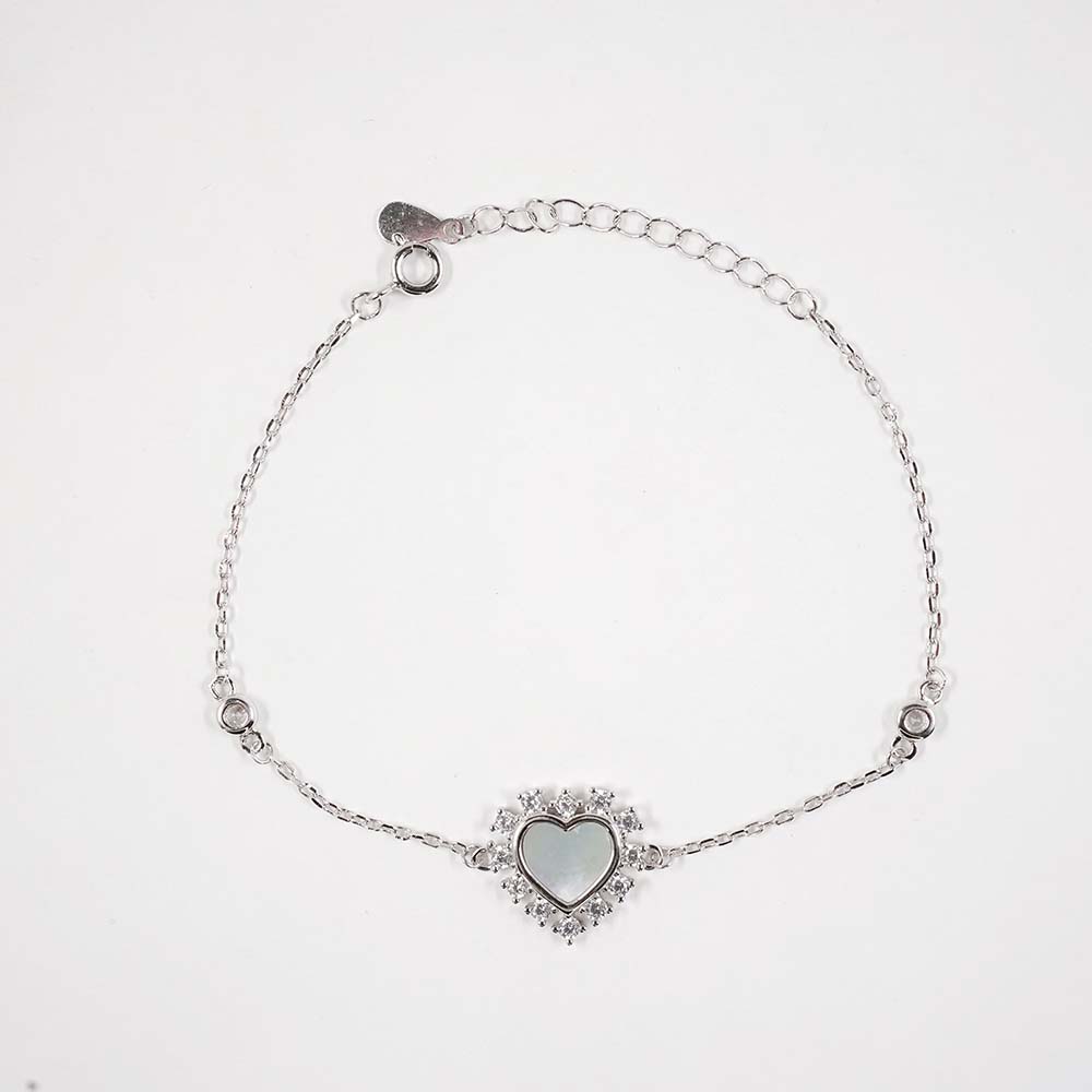 Aurora Porcelain Love Symbol Bracelet